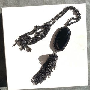 Kendra Scott Black Rayne Necklace